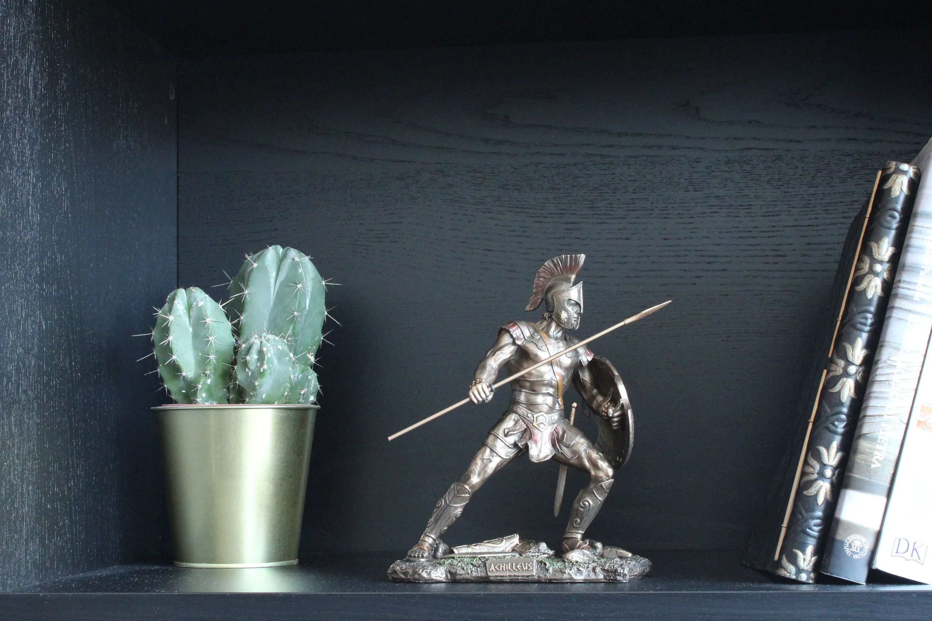Achilles Greek Warrior Statue (Cold Cast Bronze Sculpture)