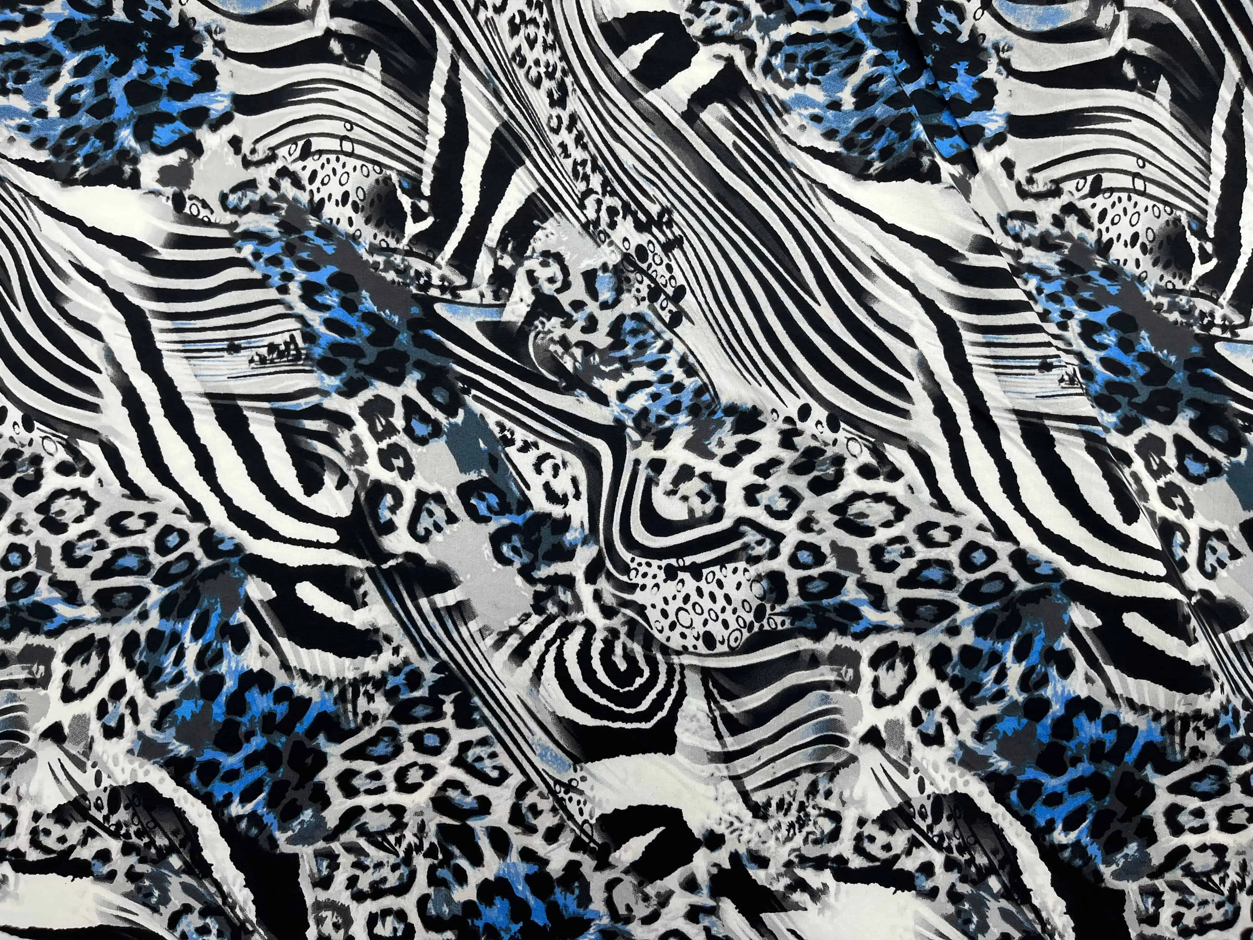 Animal Magic - Printed Crepe Fabric