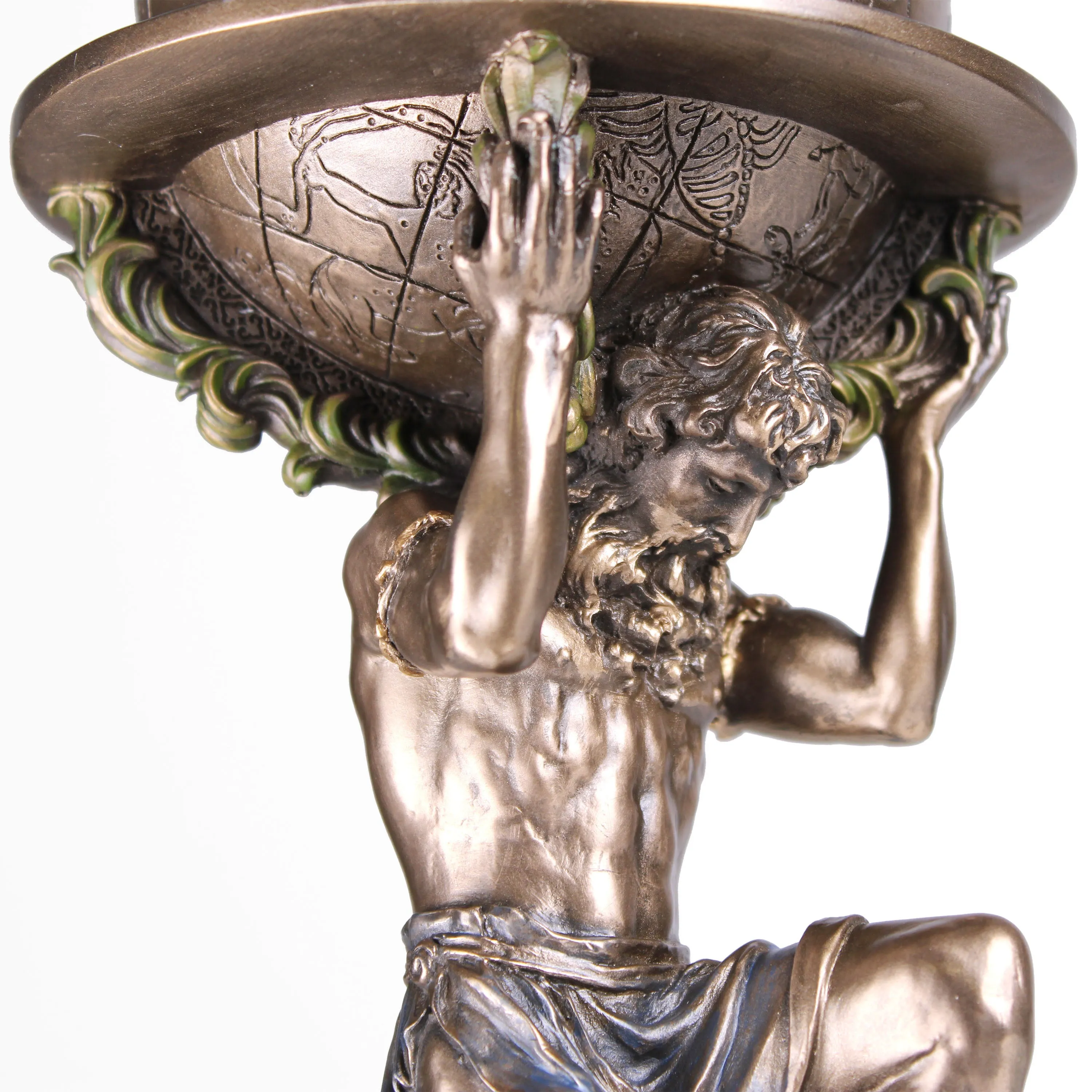 Atlas Statue (Cold Cast Bronze Sculpture)