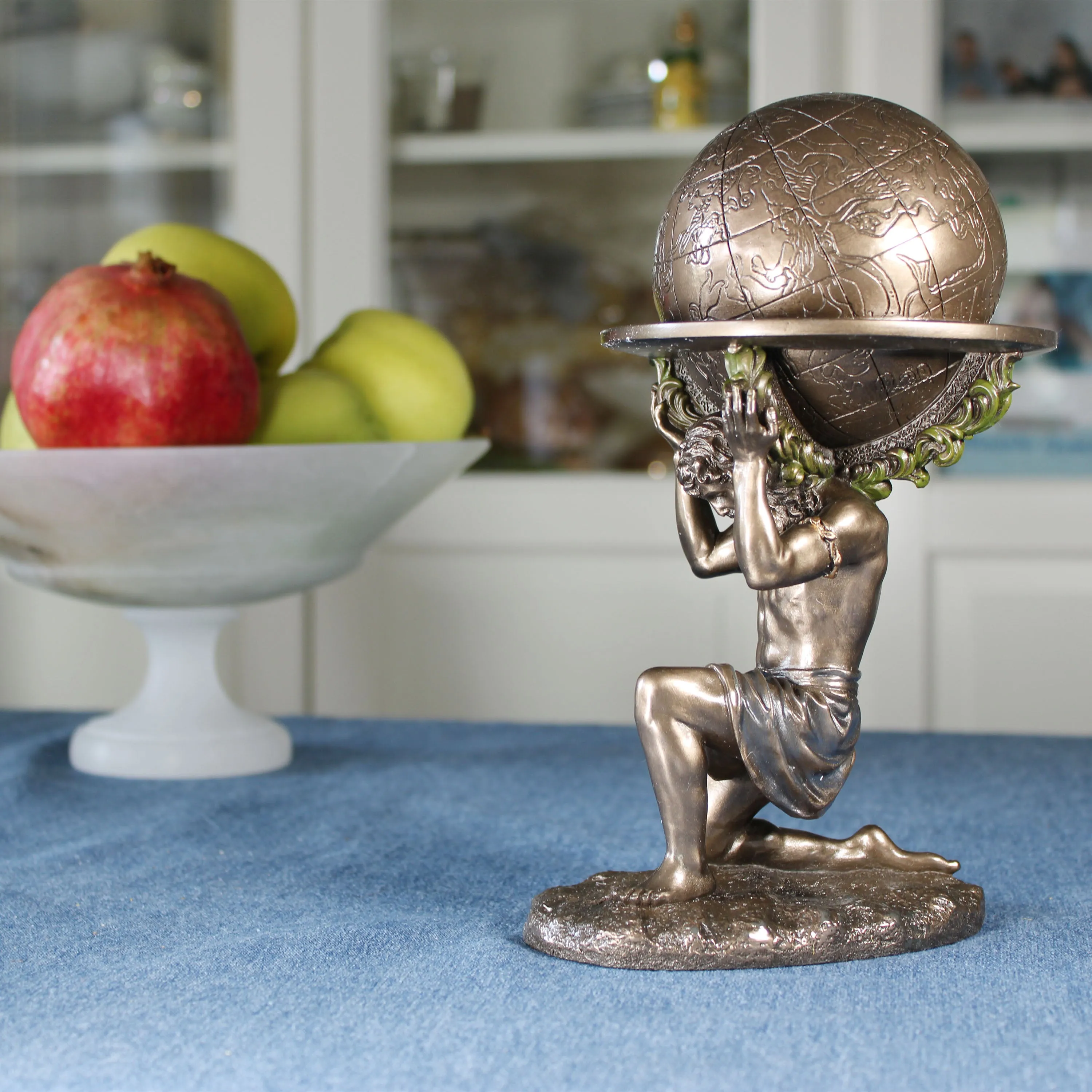 Atlas Statue (Cold Cast Bronze Sculpture)