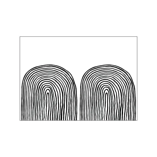 B&W Rainbow No. 06 Original Artist Poster