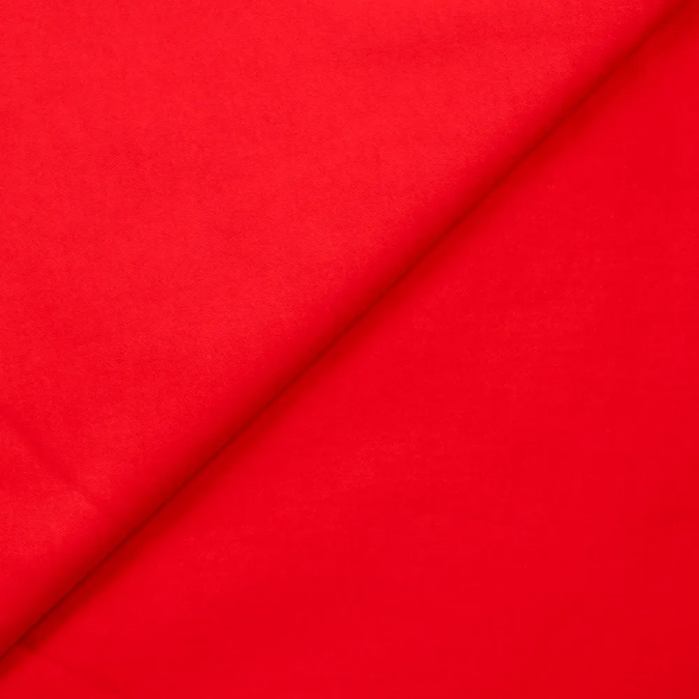 Bengaline polyester rouge