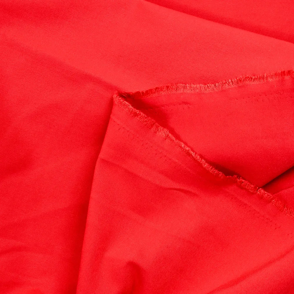 Bengaline polyester rouge