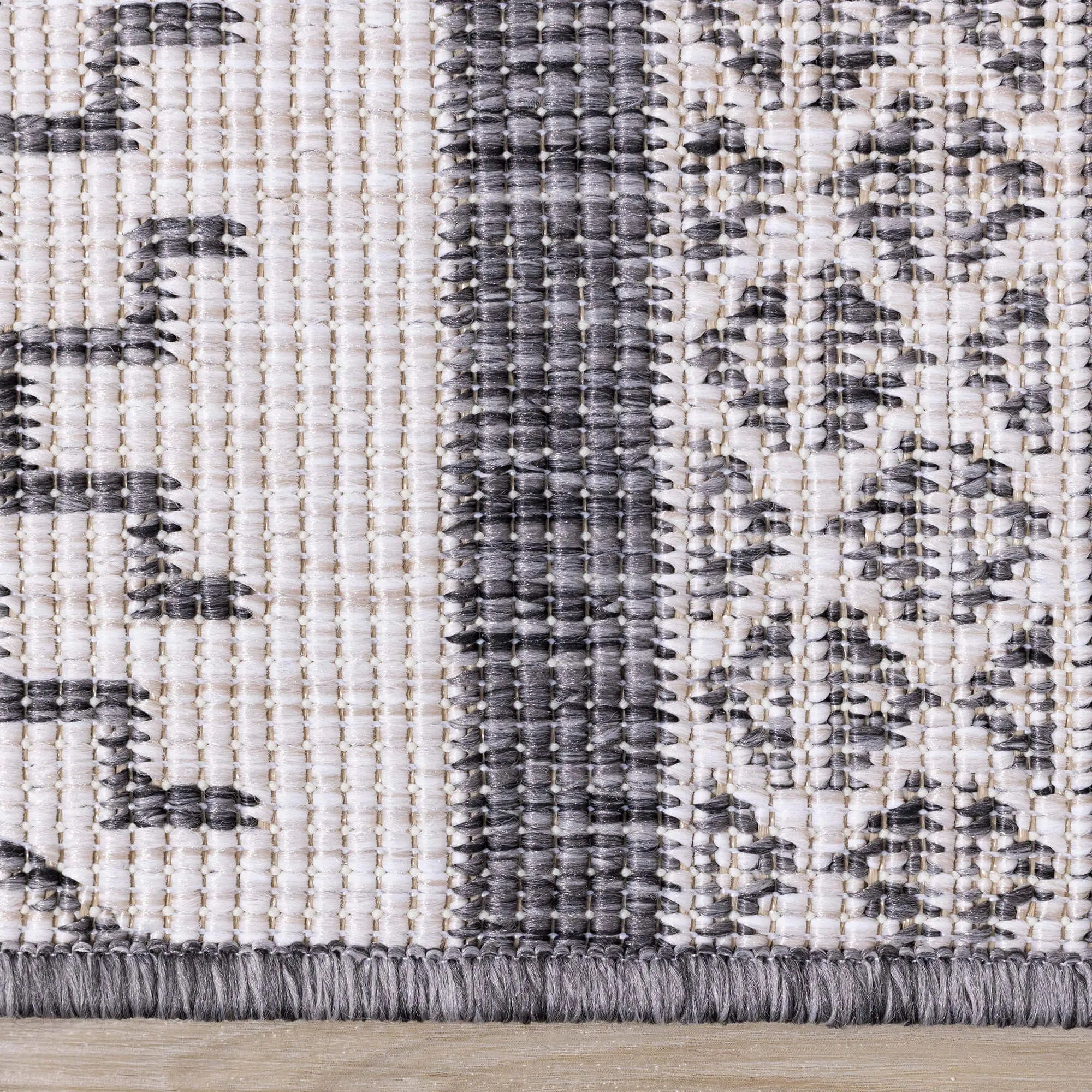 Bristol Grey Reversible Indoor / Outdoor Rug