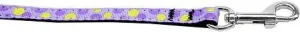 Confetti Dots Nylon Collar Lavender 3-8 wide 4ft Lsh