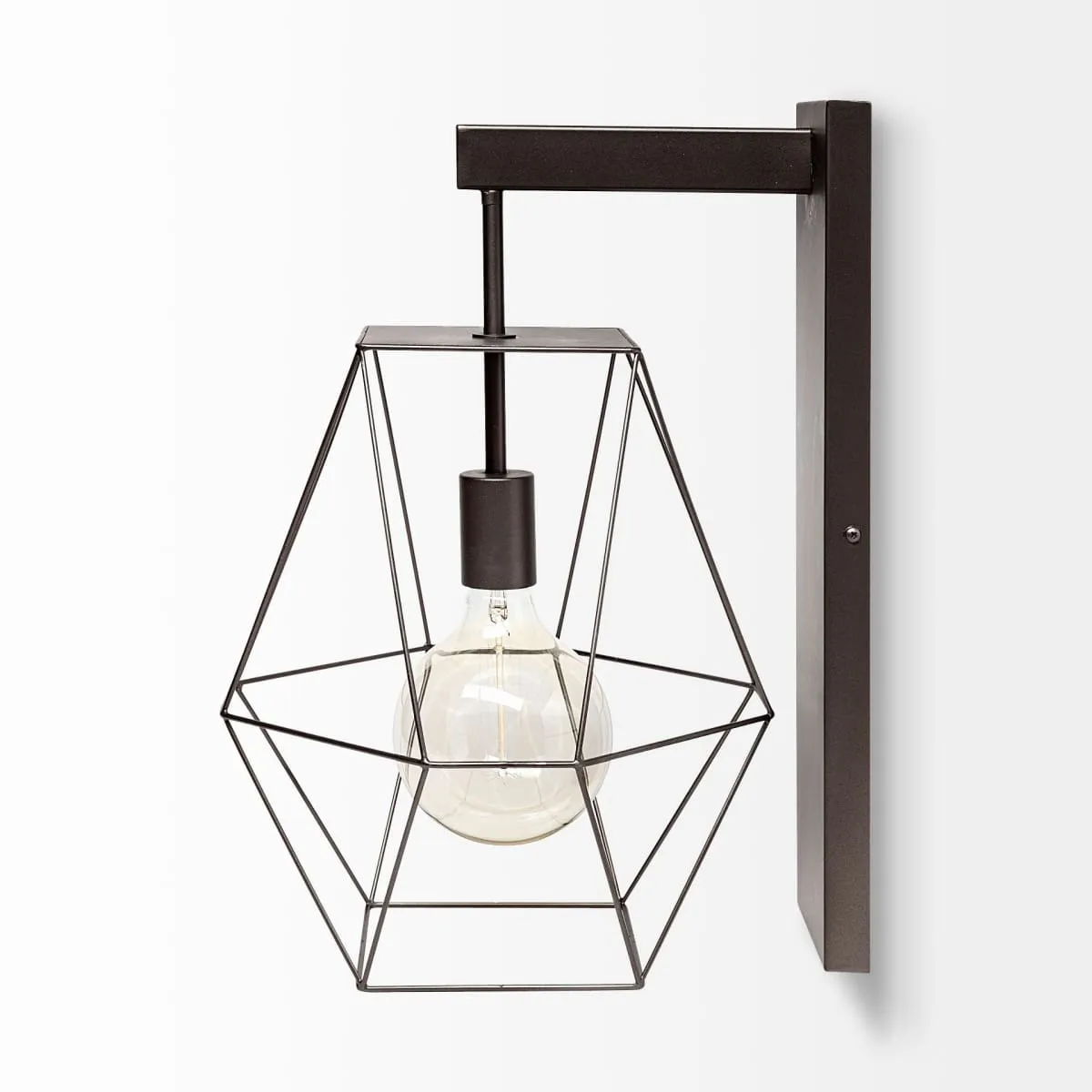 Cordova Wall Sconce Gray Metal