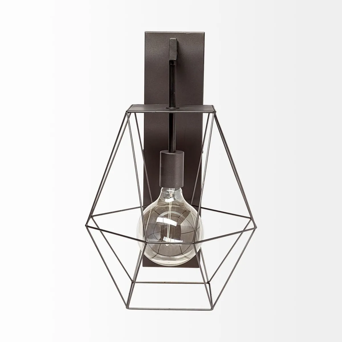 Cordova Wall Sconce Gray Metal