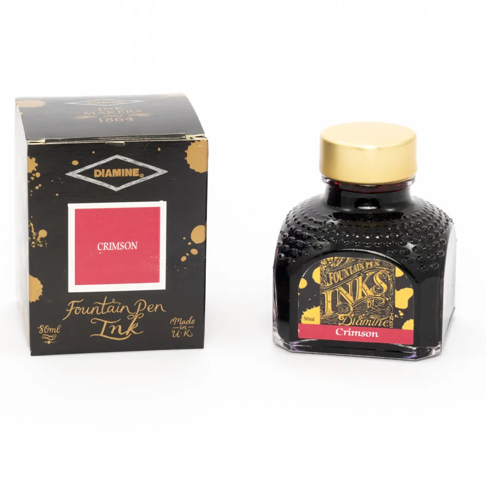 Diamine Crimson (80ml) Bottled Ink