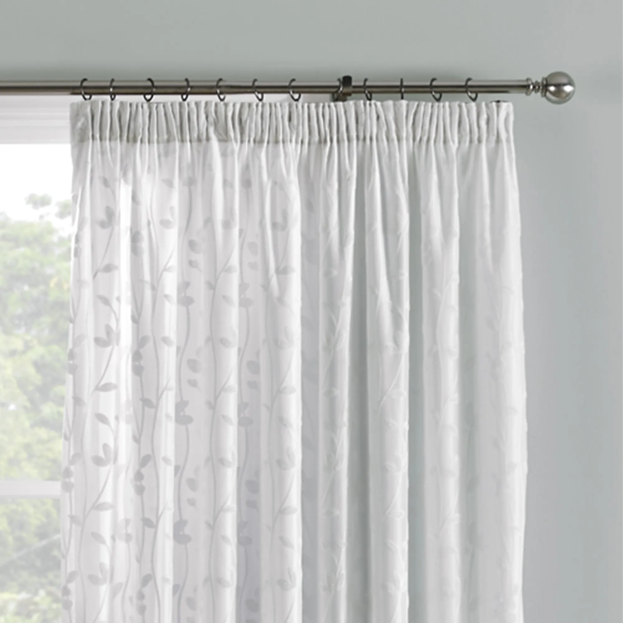 Dreams & Drapes Sophia Pencil Pleat Curtains  - Ivory