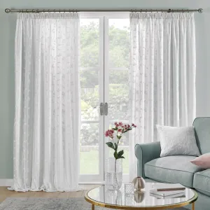 Dreams & Drapes Sophia Pencil Pleat Curtains  - Ivory