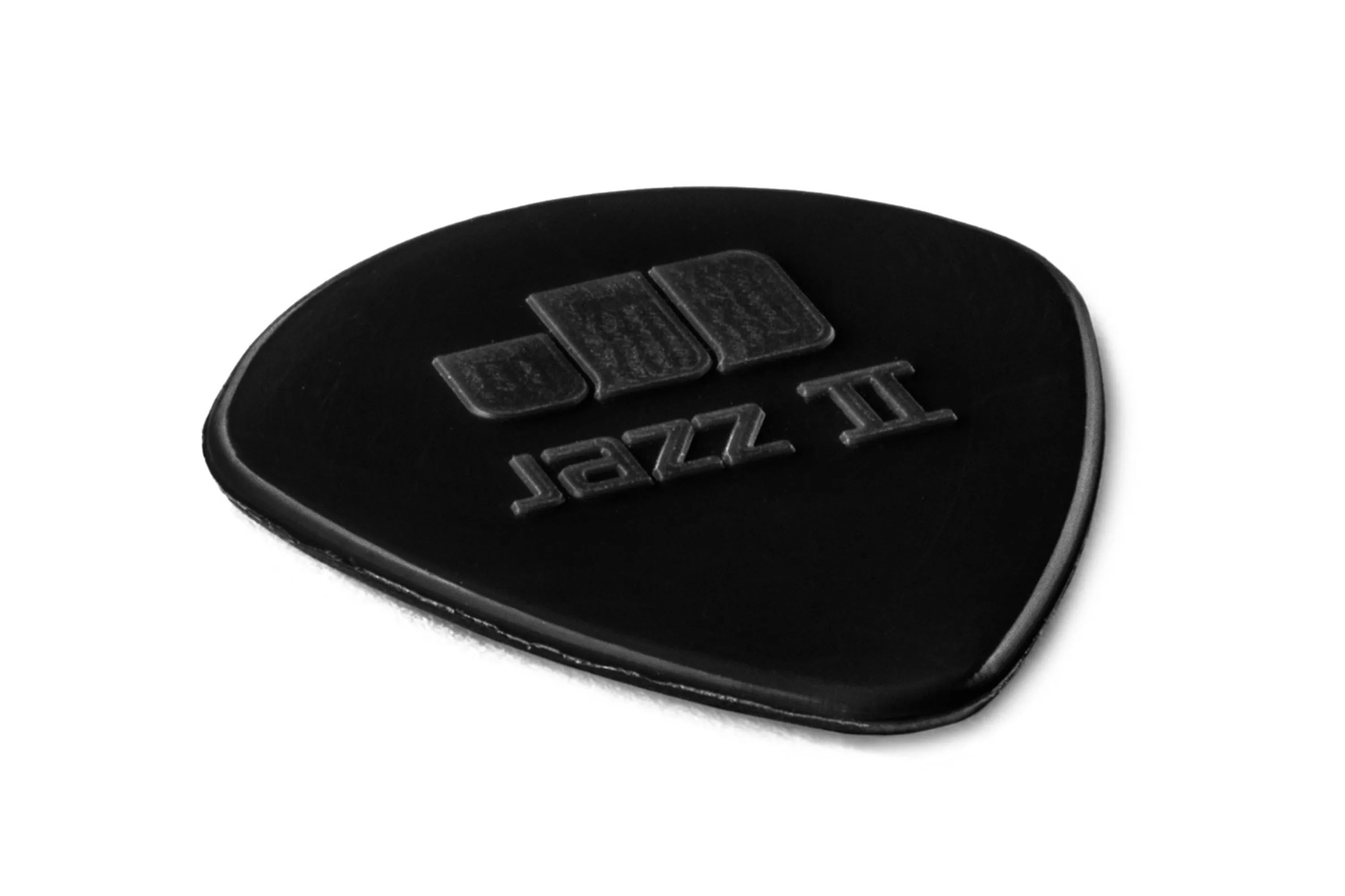 Dunlop Nylon Jazz II Stiffo Black Guitar & Ukulele Picks 6 Pack