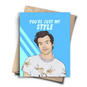 Funny Harry Styles - Pop Culture Valentines Card