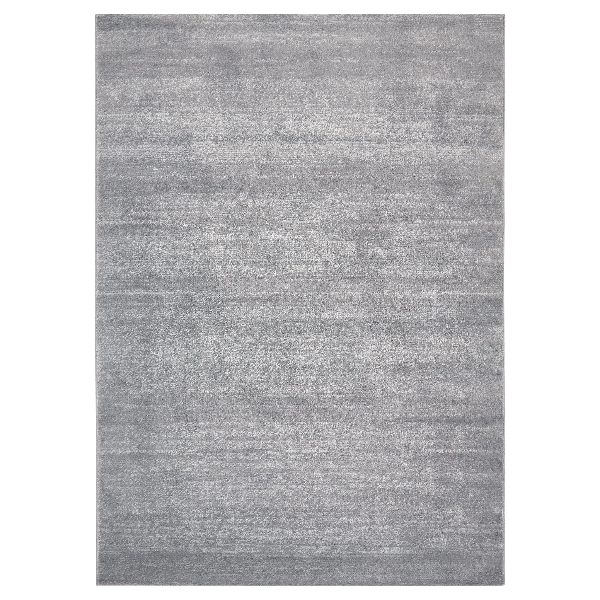 Grey Modern Distressed Rug - Plus