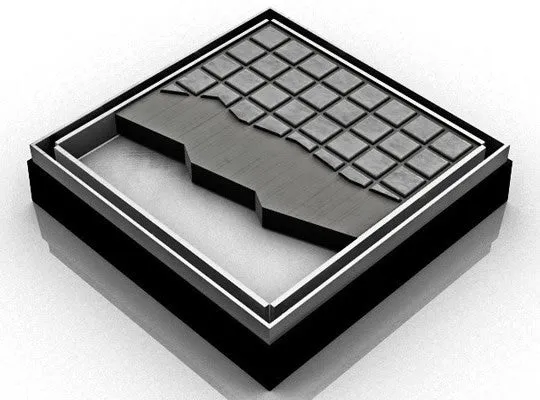 Infinity Drain Square Tile Drain