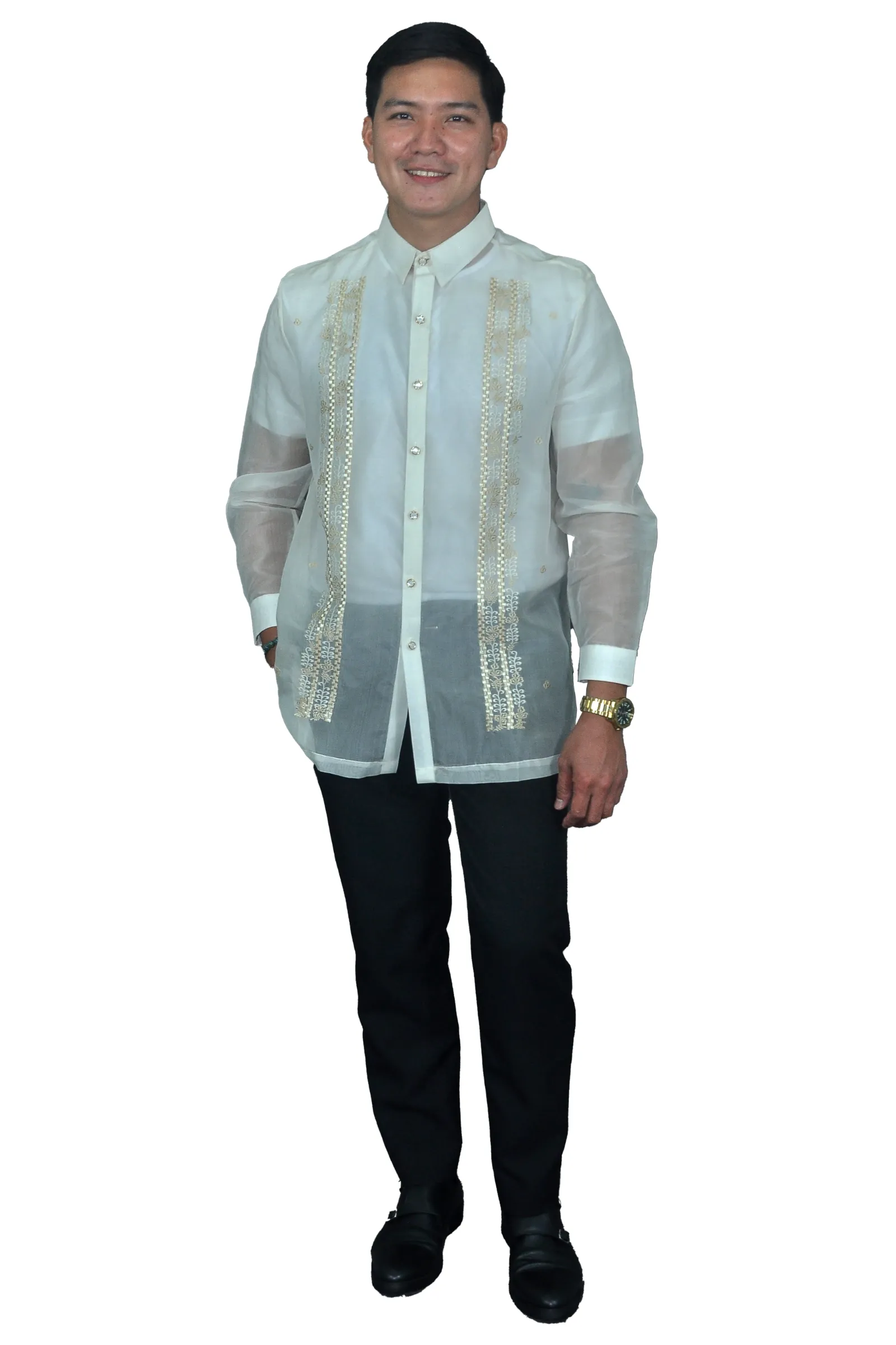 Jusi Elegant Classic Barong Tagalog Full Open- June JS61