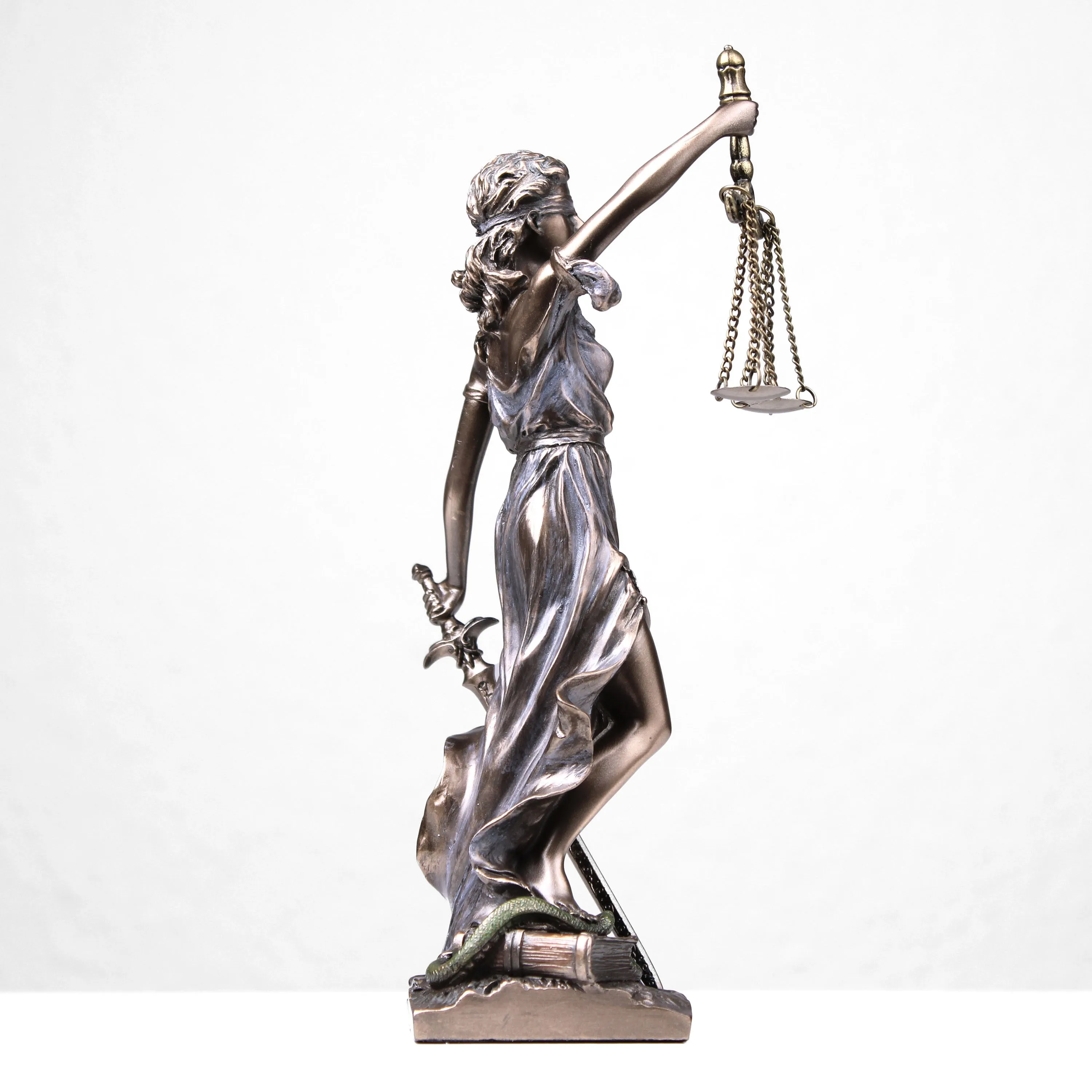 Lady Justice Statue (Cold Cast Bronze Sculpture)