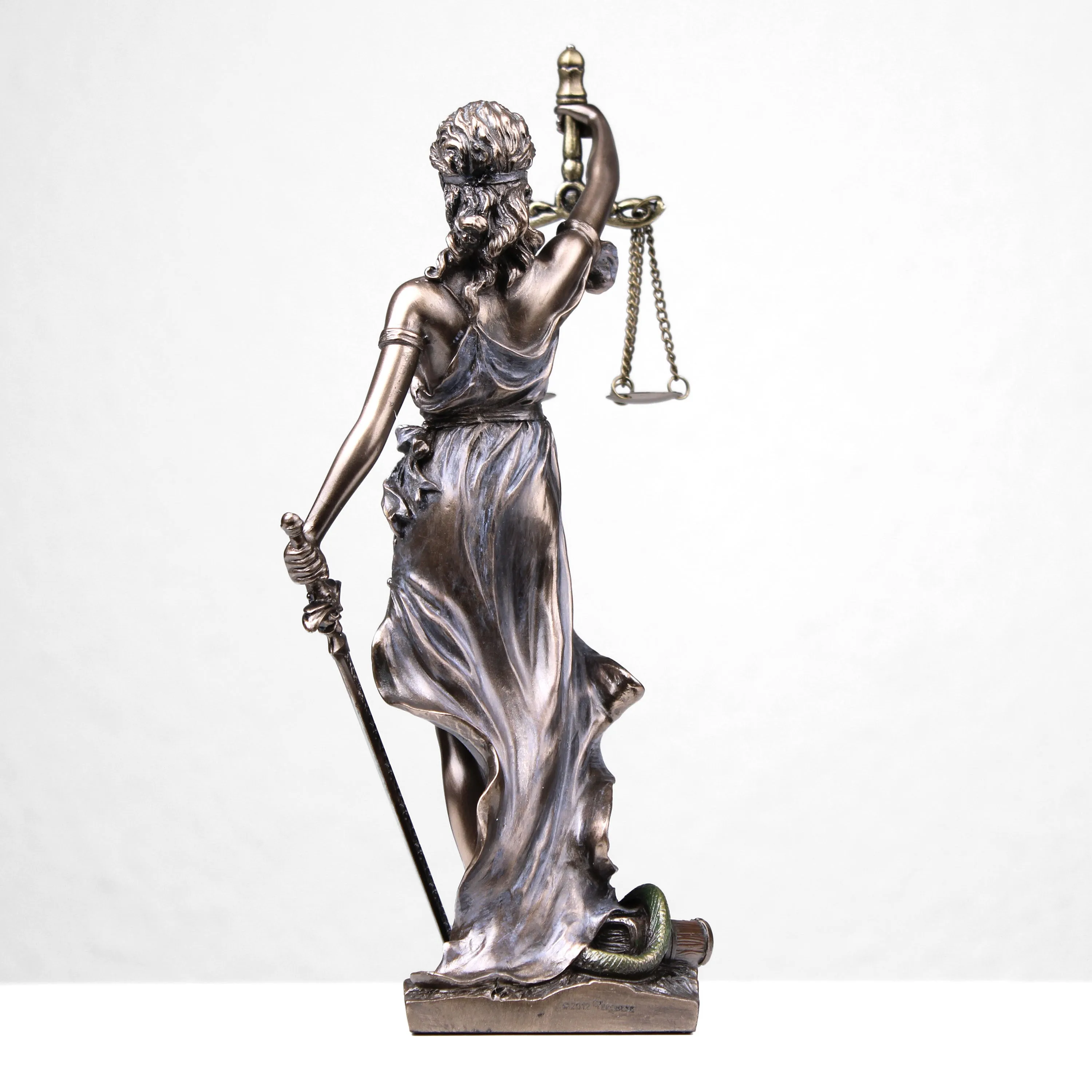 Lady Justice Statue (Cold Cast Bronze Sculpture)