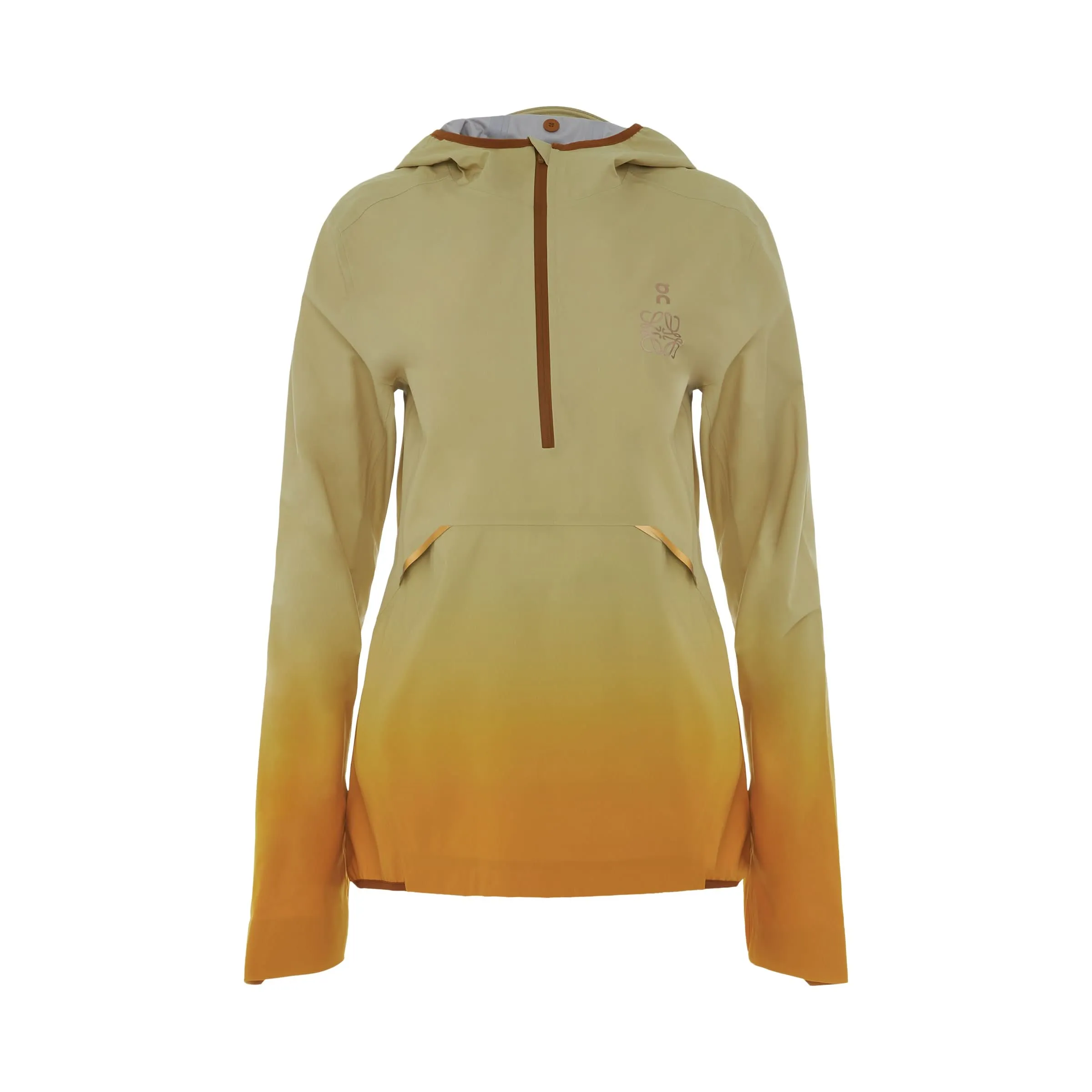 Loewe x ON Waterproof Anorak Jacket in Gradient Orange