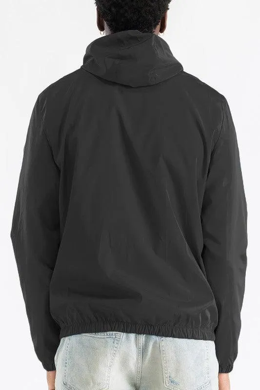 Mens Lightweight Hooded Windbreaker Jackets