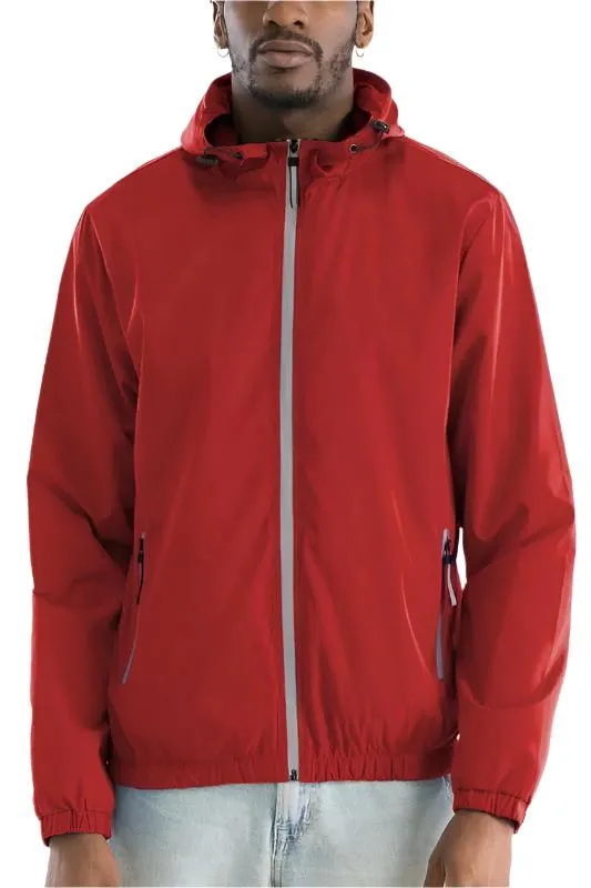 Mens Lightweight Hooded Windbreaker Jackets