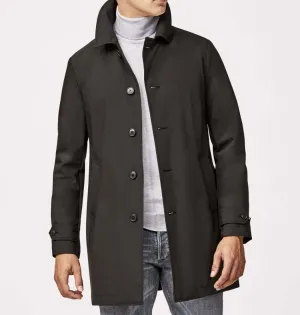 Olmetex Deep Dark Green Stretch Bonded Water-Repellent Tech Wool