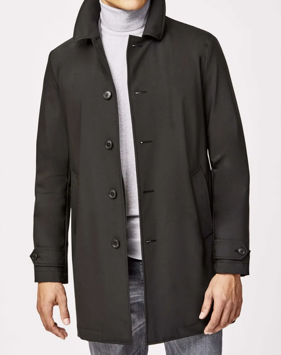 Olmetex Deep Dark Green Stretch Bonded Water-Repellent Tech Wool