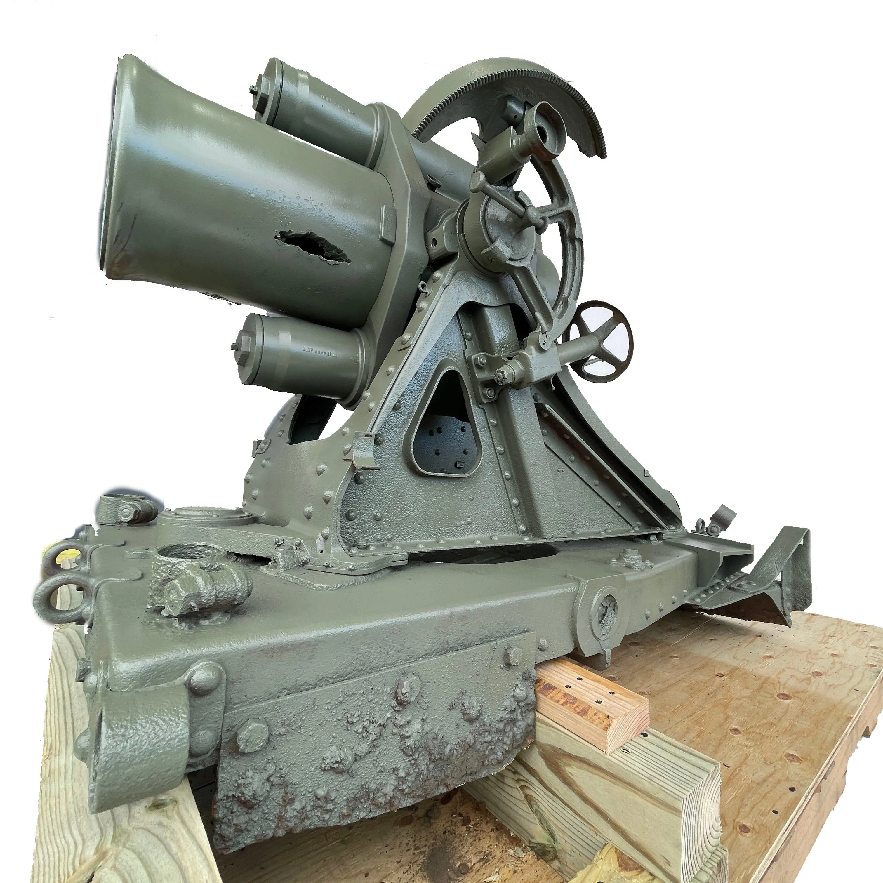 Original Imperial German WWI Inert 25cm Schwerer Minenwerfer Heavy Trench Mortar 25 cm sMW - Early Short Pattern