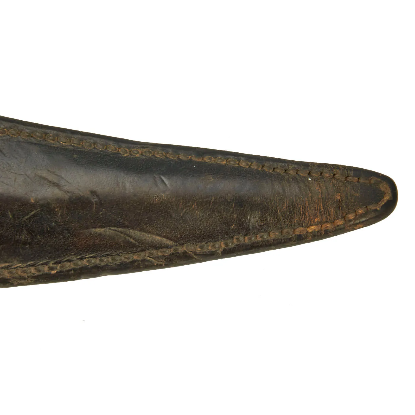 Original U.S. WWII Stelzig Saddlery Co Pattern Knuckle Duster Fighting Knife As Seen in Book “Knuckle Knives of the Second World War” Page 99 - Signed By Author