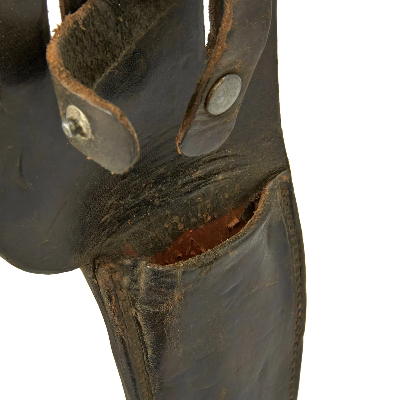 Original U.S. WWII Stelzig Saddlery Co Pattern Knuckle Duster Fighting Knife As Seen in Book “Knuckle Knives of the Second World War” Page 99 - Signed By Author