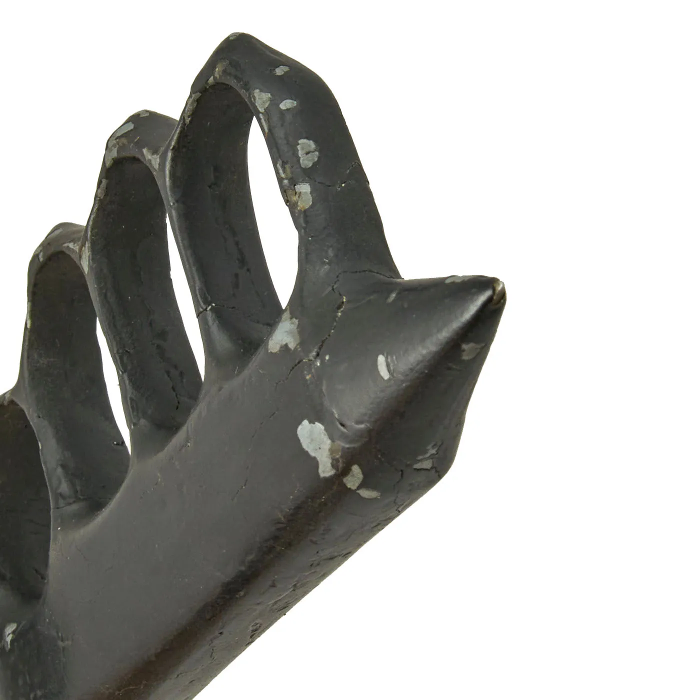 Original U.S. WWII Stelzig Saddlery Co Pattern Knuckle Duster Fighting Knife As Seen in Book “Knuckle Knives of the Second World War” Page 99 - Signed By Author
