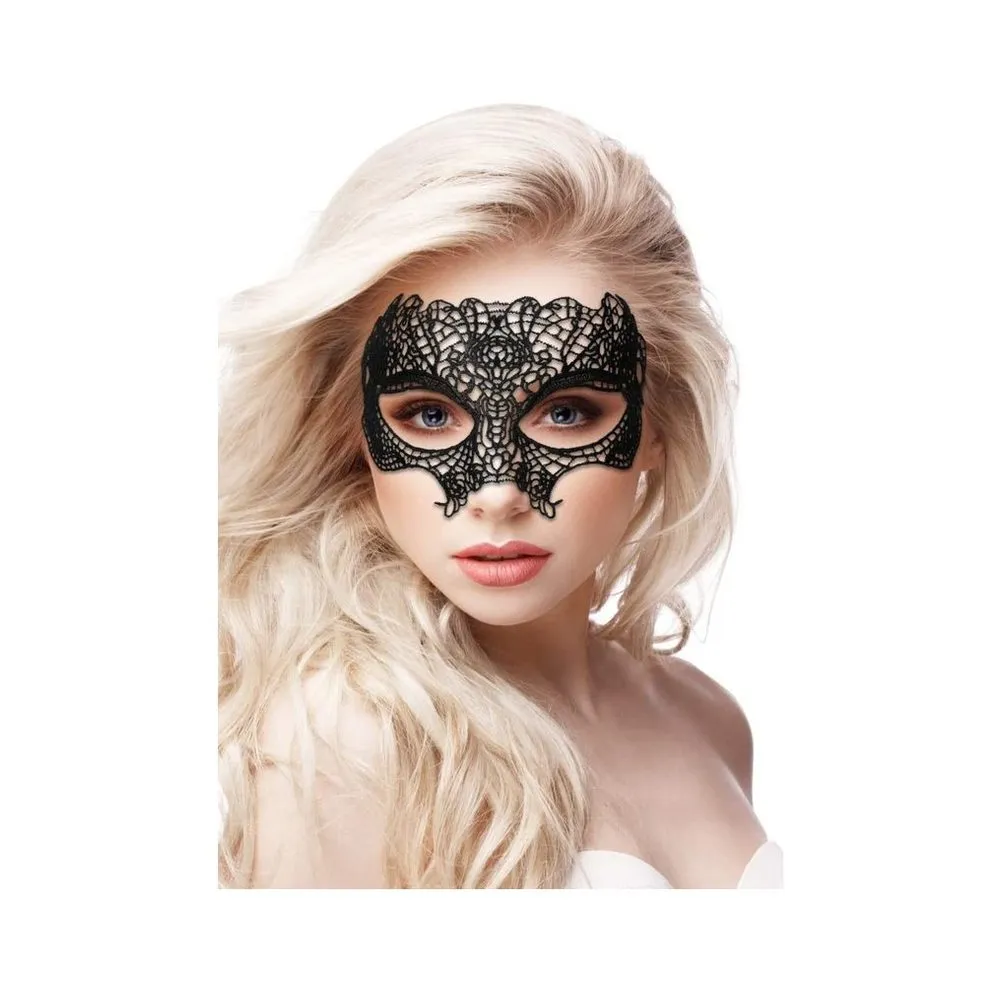 Princess Black Lace Mask Black