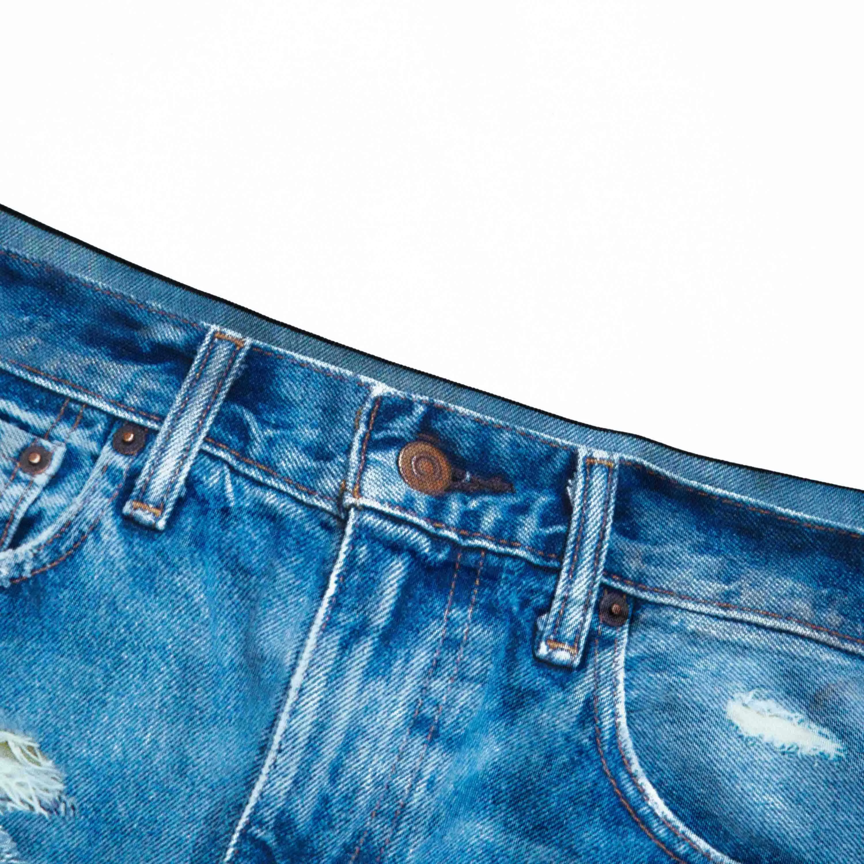 RIPPED JEANS INDIGO/クラッシュ インディゴ アンダーパンツ メンズ ポリエステルタイプ