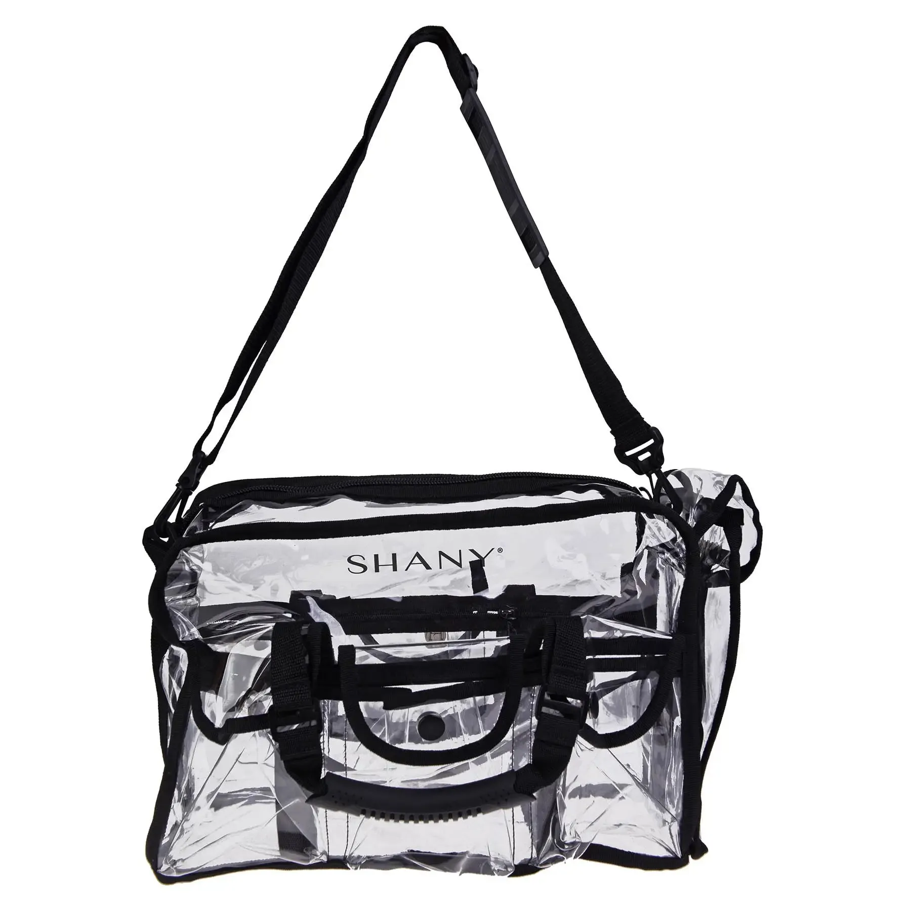 SHANY Large Clear Professional Make-Up Bag, 18" x 10" x 11"