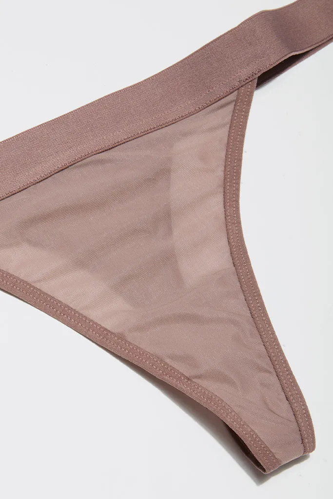 Silky Thong in Haze