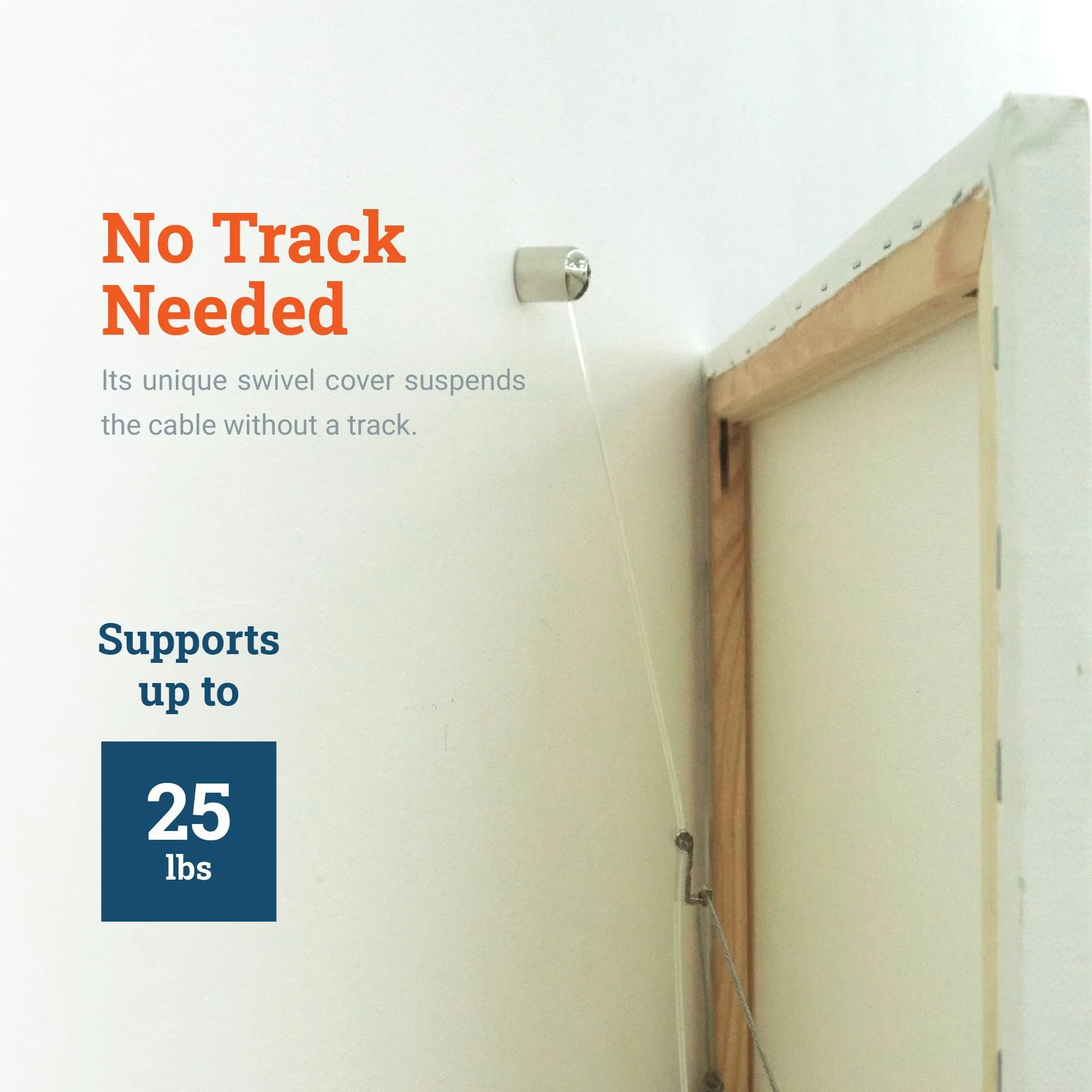 Stand Alone Gallery Nylon Cable