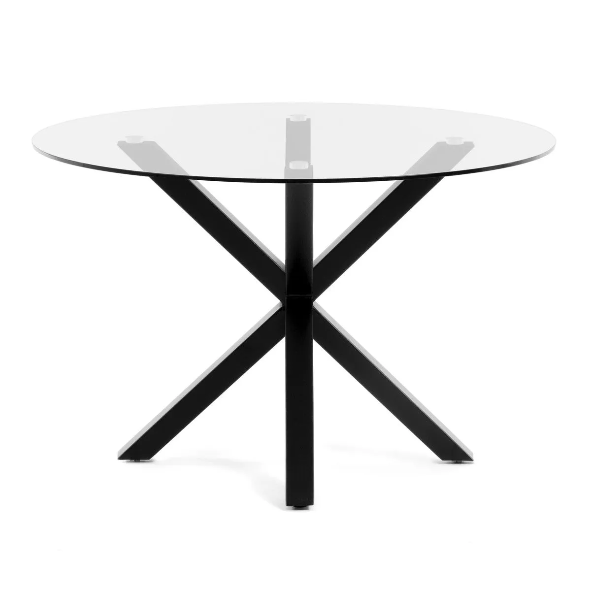 Tarya Glass Round Dining Table