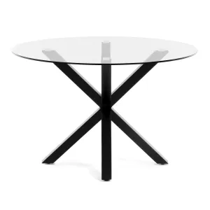 Tarya Glass Round Dining Table