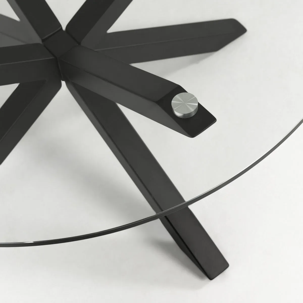 Tarya Glass Round Dining Table
