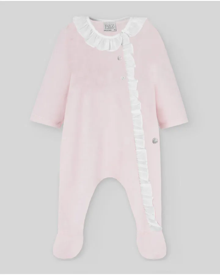 Ternura Ruffle Collar Footie