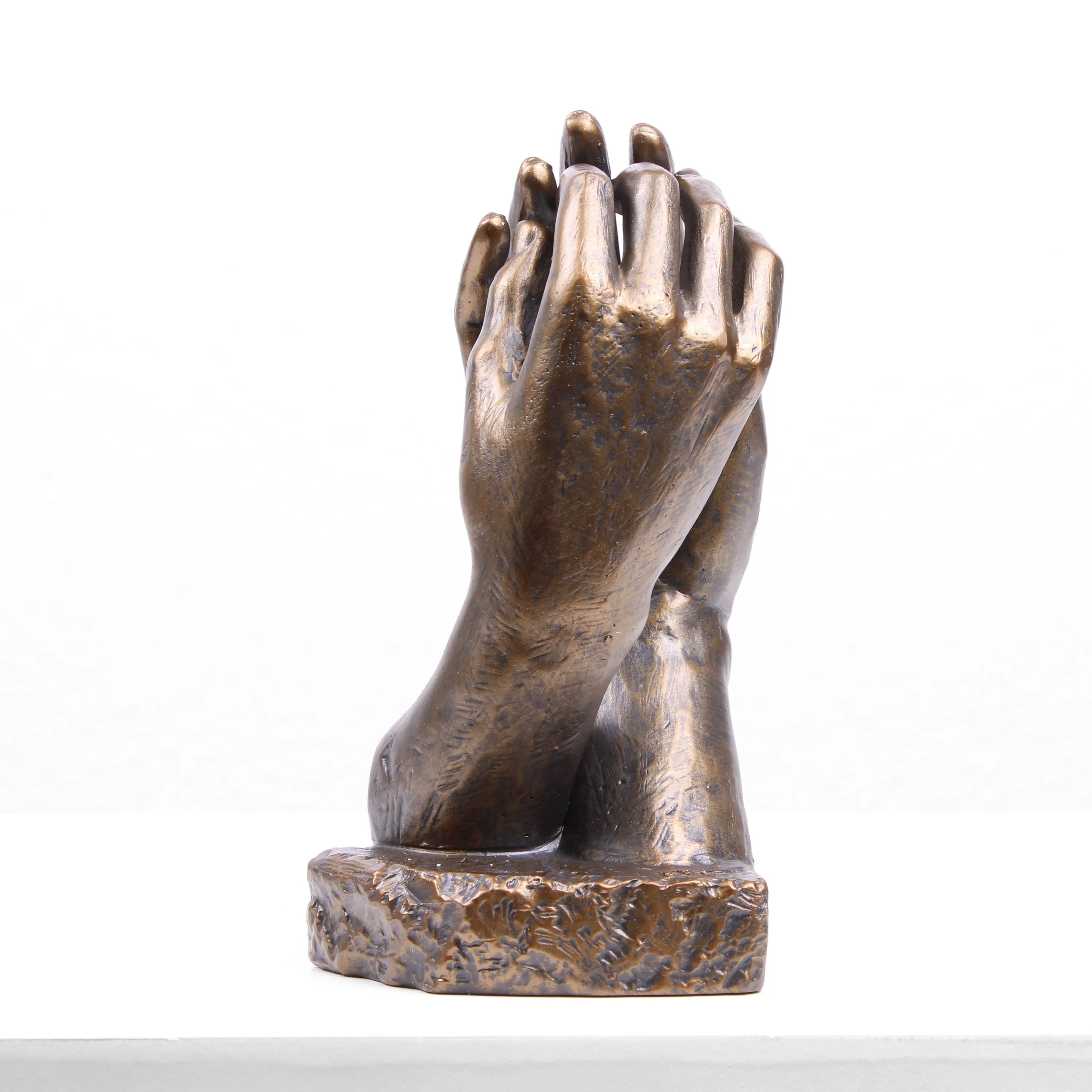 The Cathedral Hand Statue by Rodin (Cold Cast Bronze Sculpture)