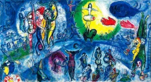 The Grand Circus (Danseuse au cirque) - Marc Chagall