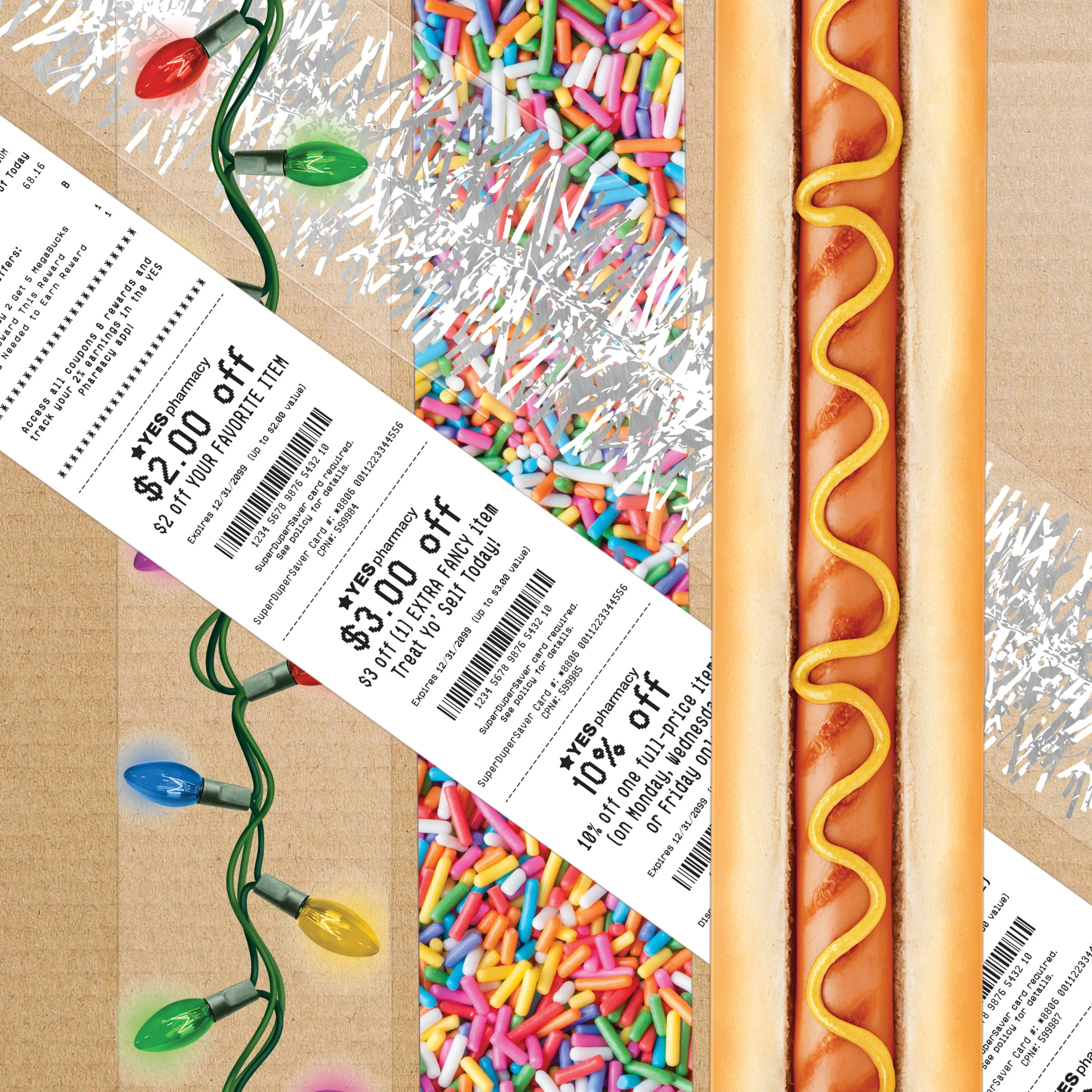 Tinsel Printed Packing Tape