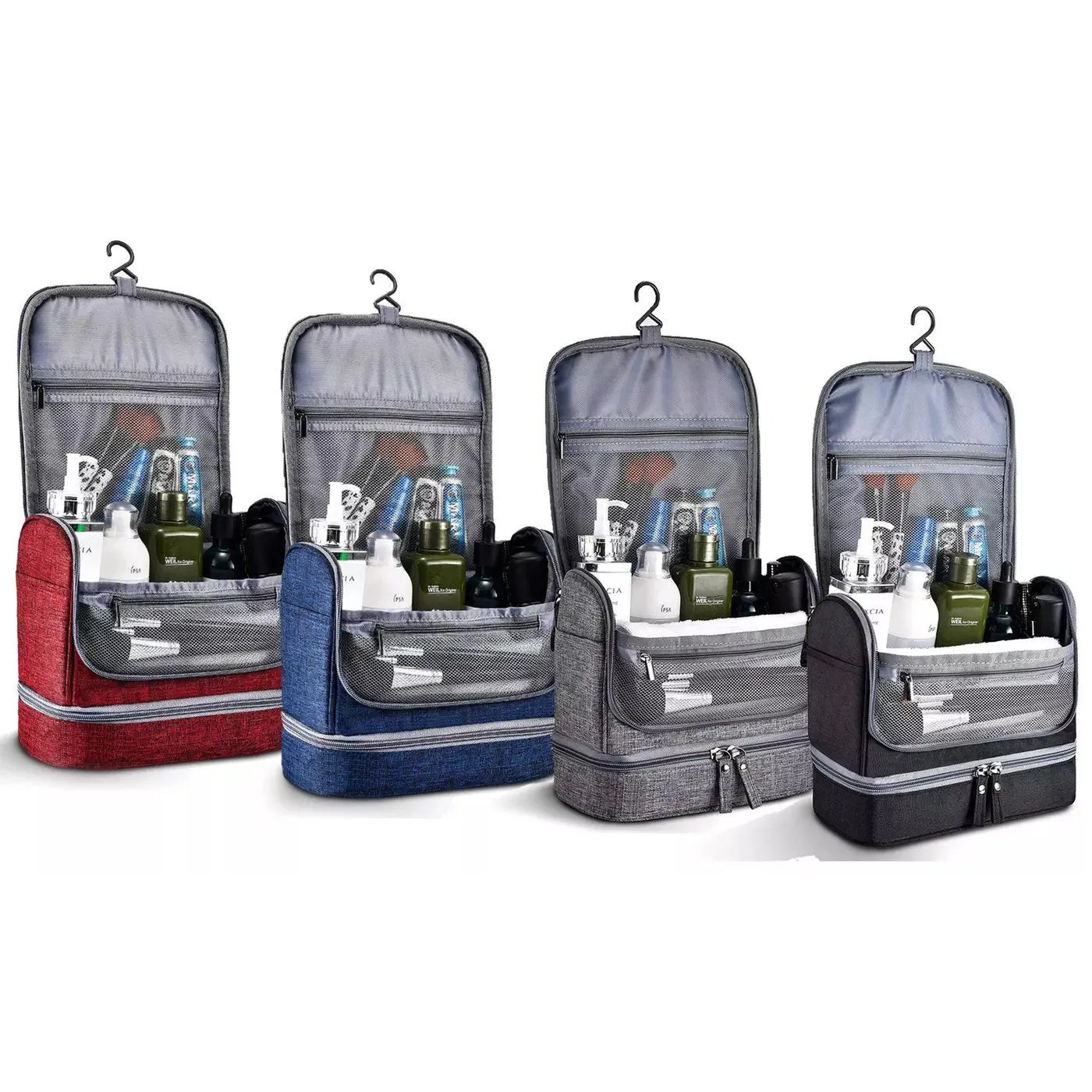 Waterproof Hanging Travel Toiletry Bag for Men and Women
