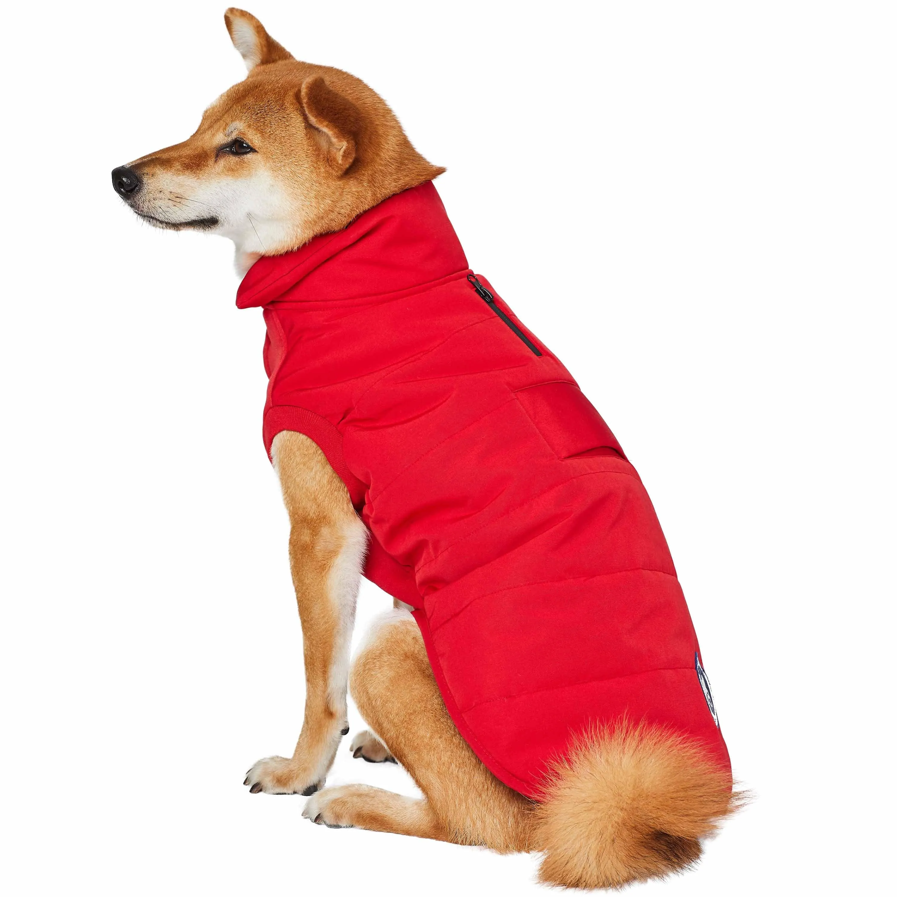 Windproof Waterproof Quilted Dog Puffer Jackets for Pets
