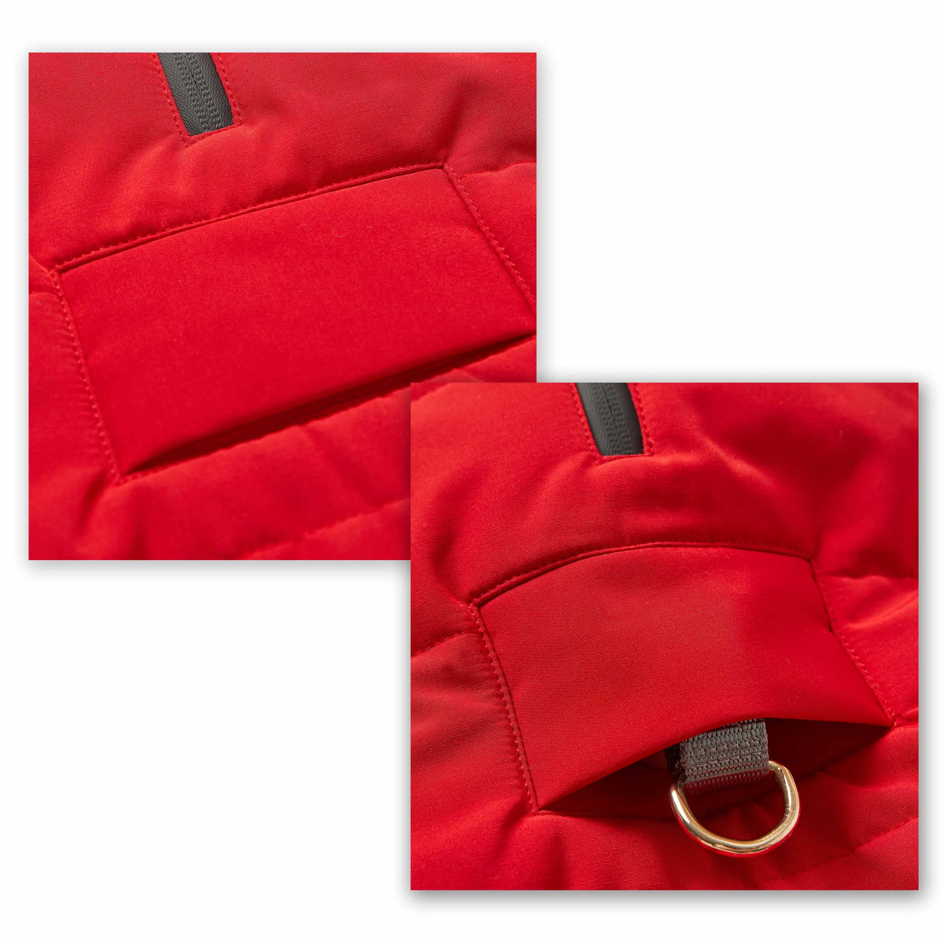 Windproof Waterproof Quilted Dog Puffer Jackets for Pets