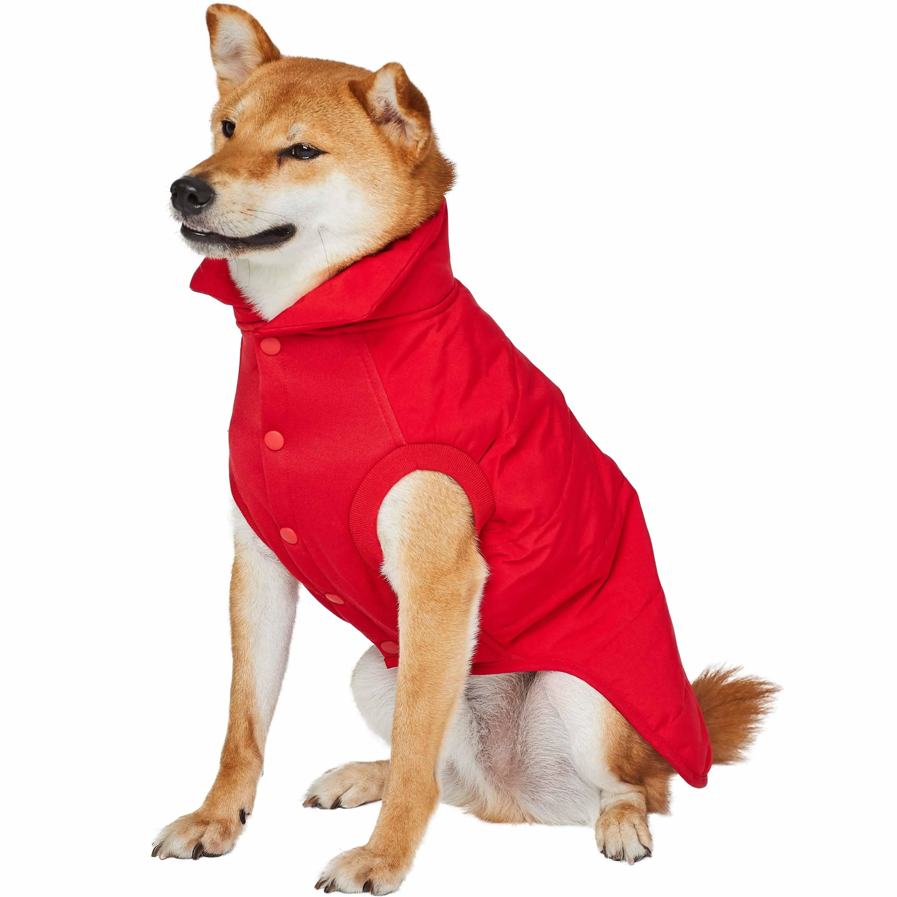 Windproof Waterproof Quilted Dog Puffer Jackets for Pets