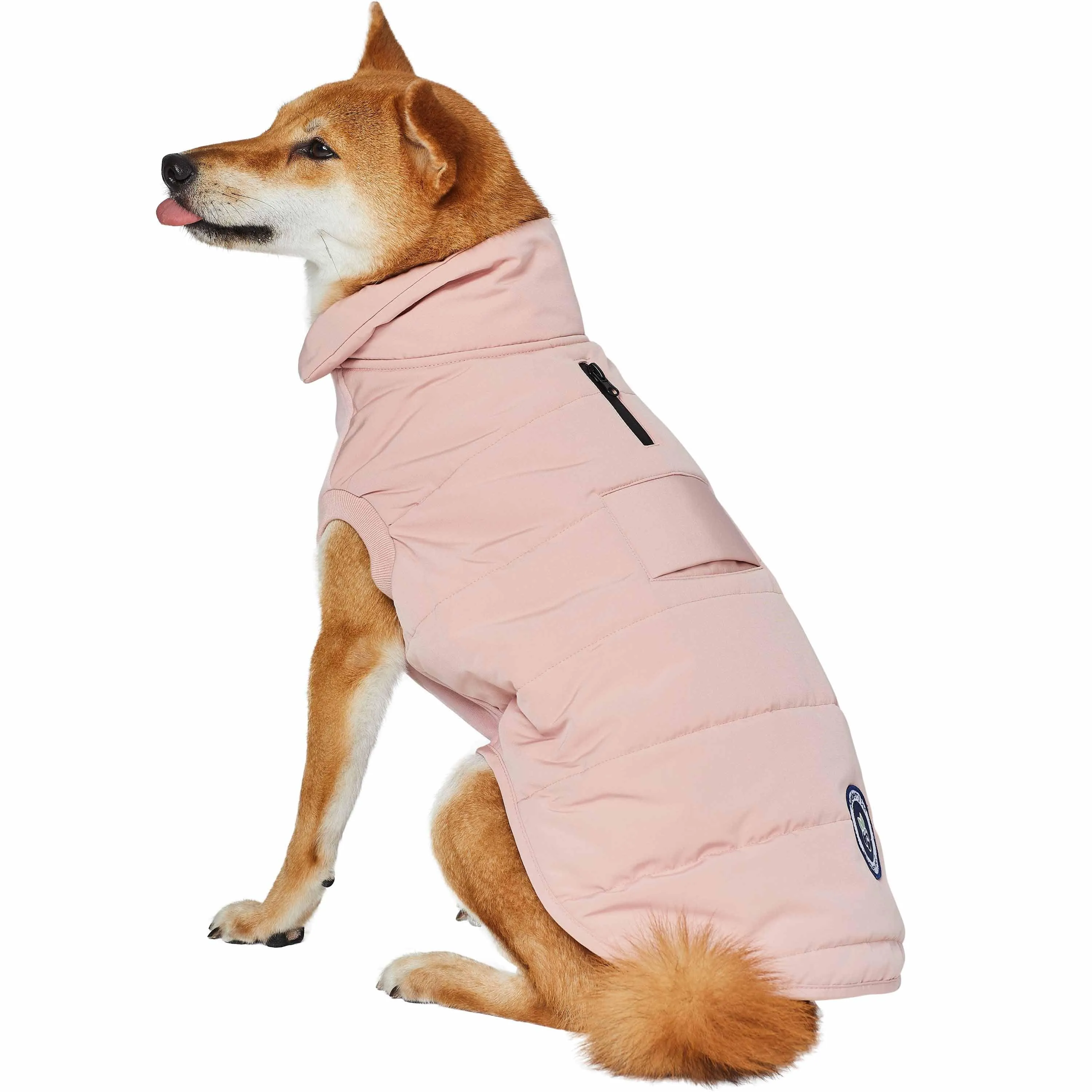 Windproof Waterproof Quilted Dog Puffer Jackets for Pets