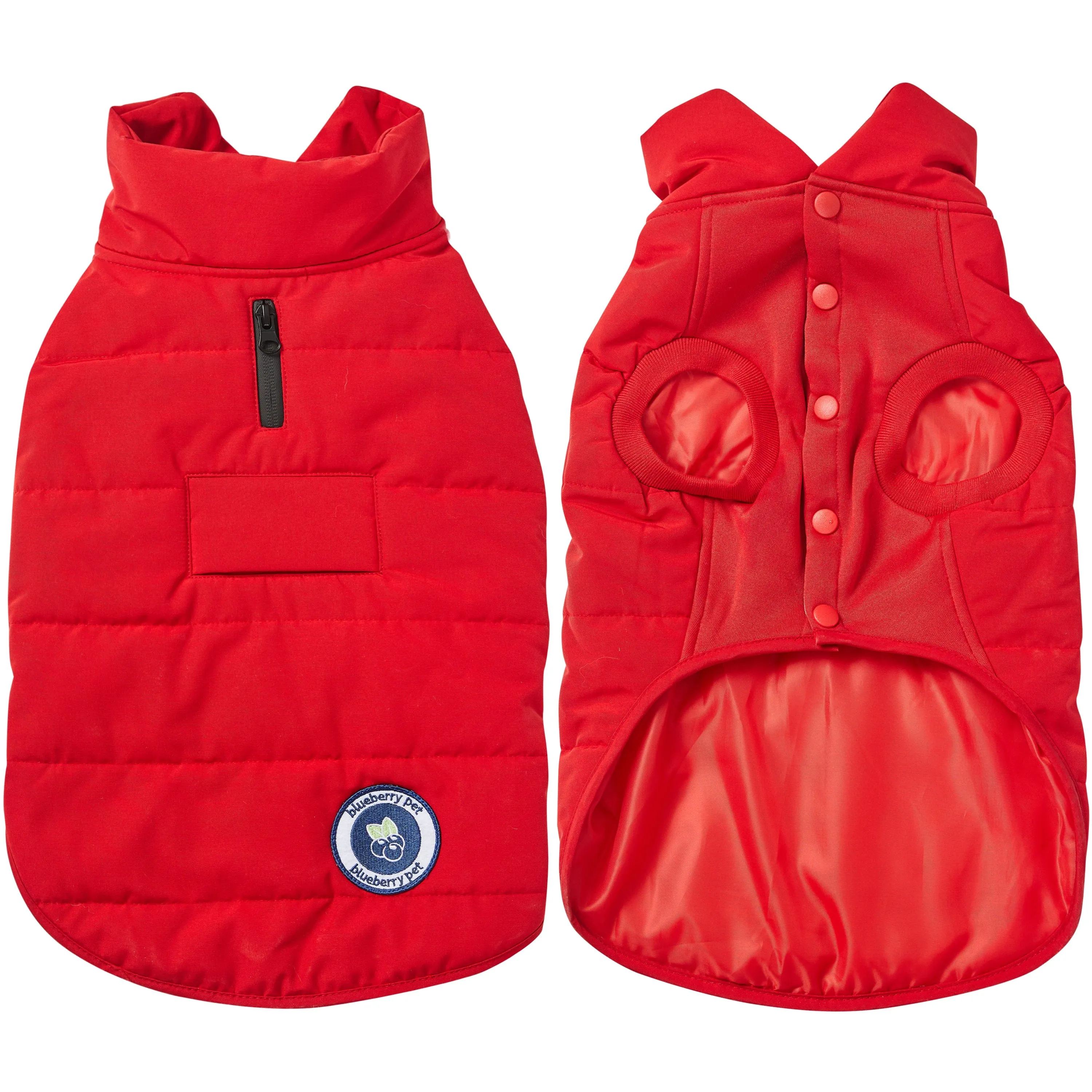 Windproof Waterproof Quilted Dog Puffer Jackets for Pets