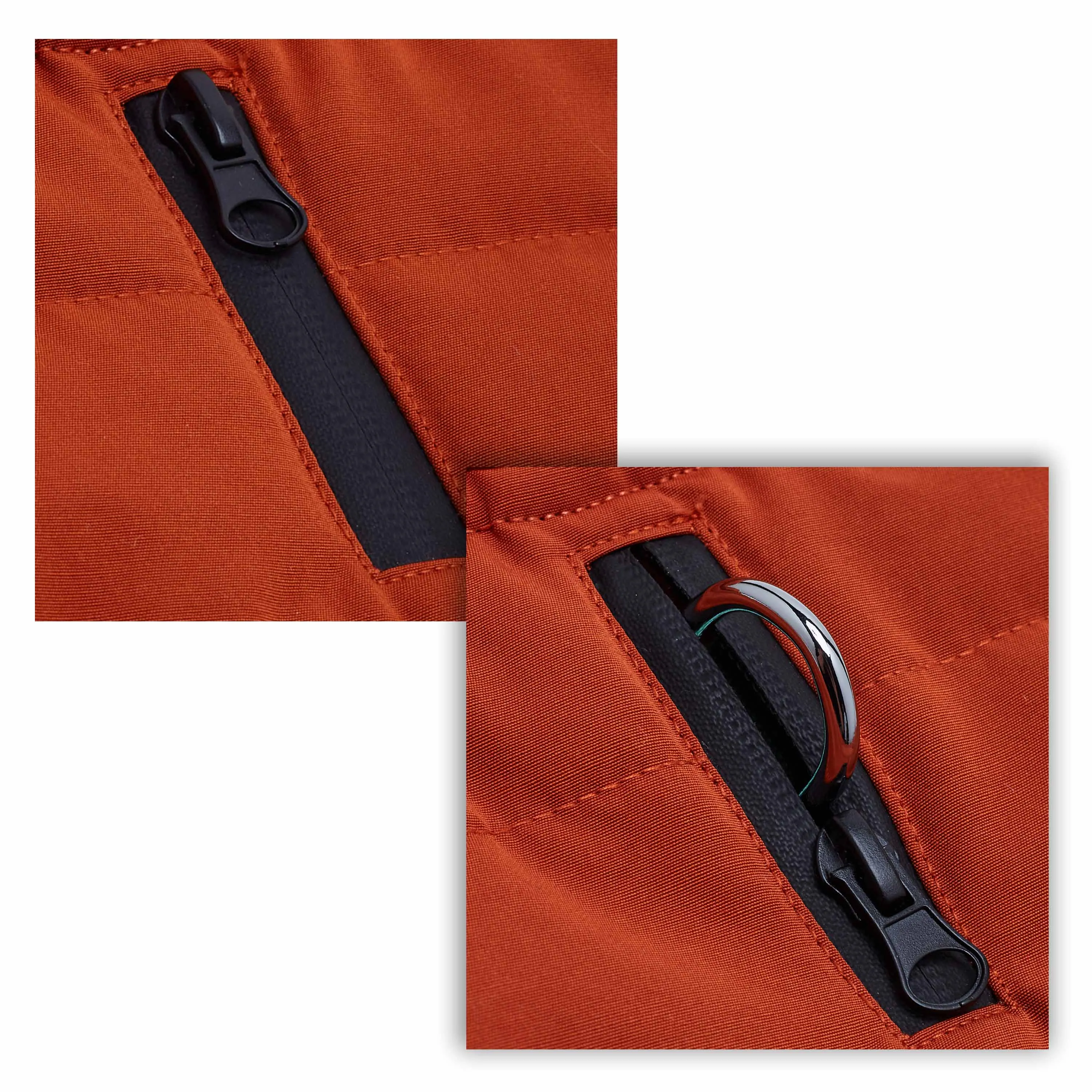 Windproof Waterproof Quilted Dog Puffer Jackets for Pets