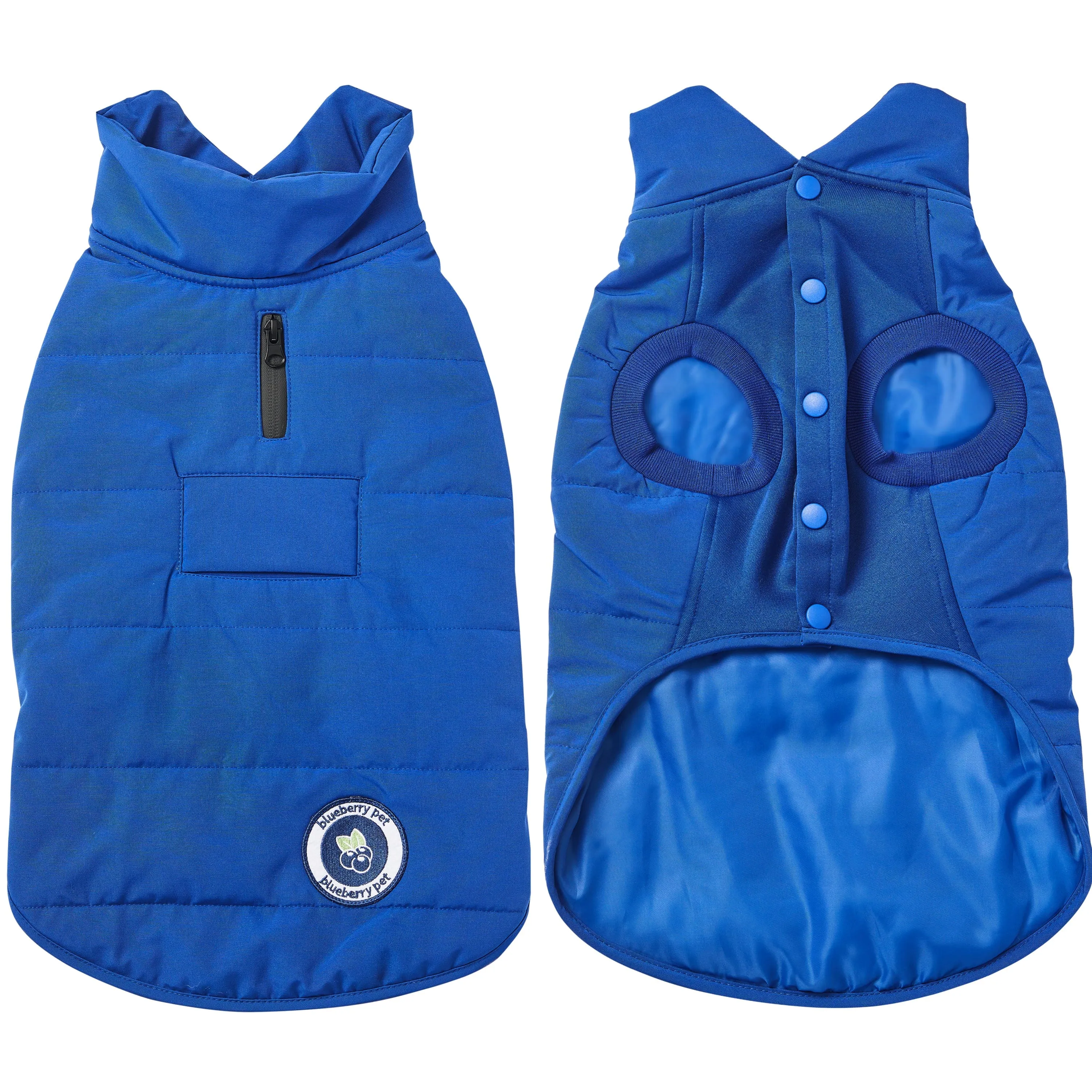 Windproof Waterproof Quilted Dog Puffer Jackets for Pets